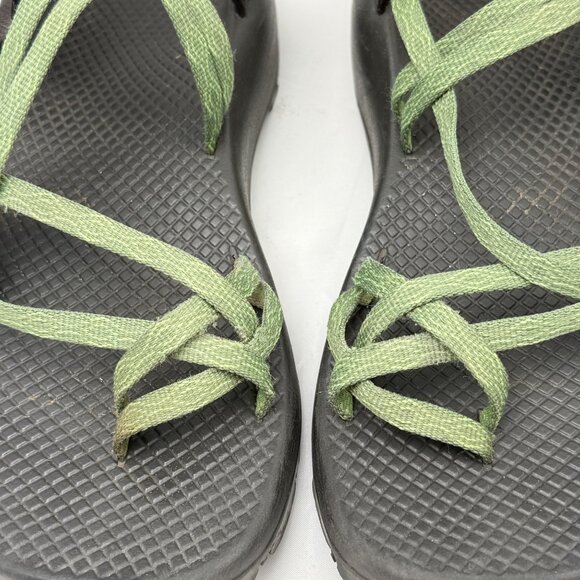 Chaco Sandals Womens 9 Green Adjustable Straps Durable Sole Outdoor Adventure - Picture 3 of 12